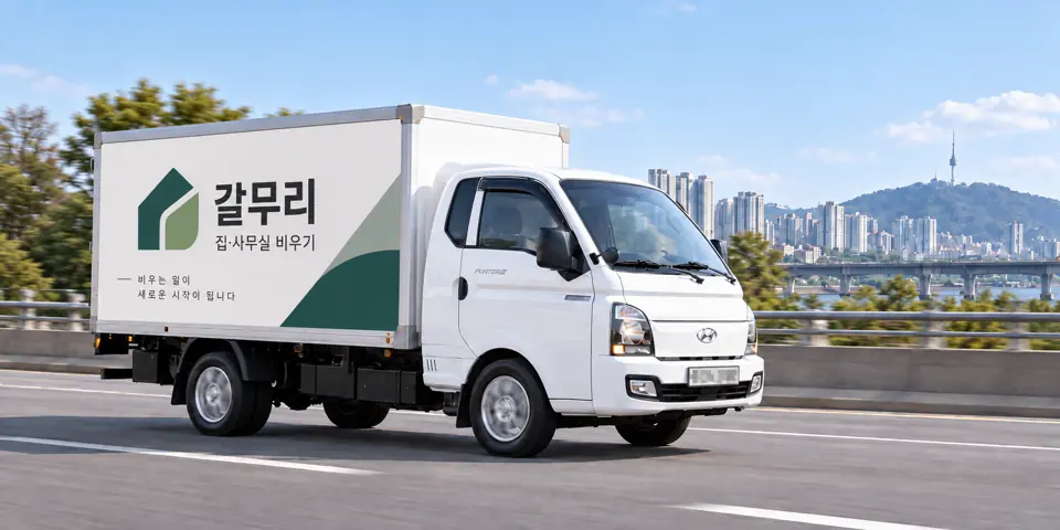 갈무리 작업 차량을 그린 그림, 대조동 유품정리